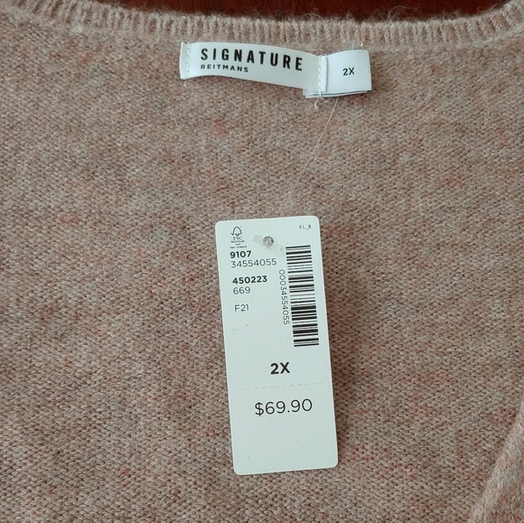 🍁❄️NWT, Reitmans signature, beige warm sweater, fall, spring, winter - Picture 10 of 14